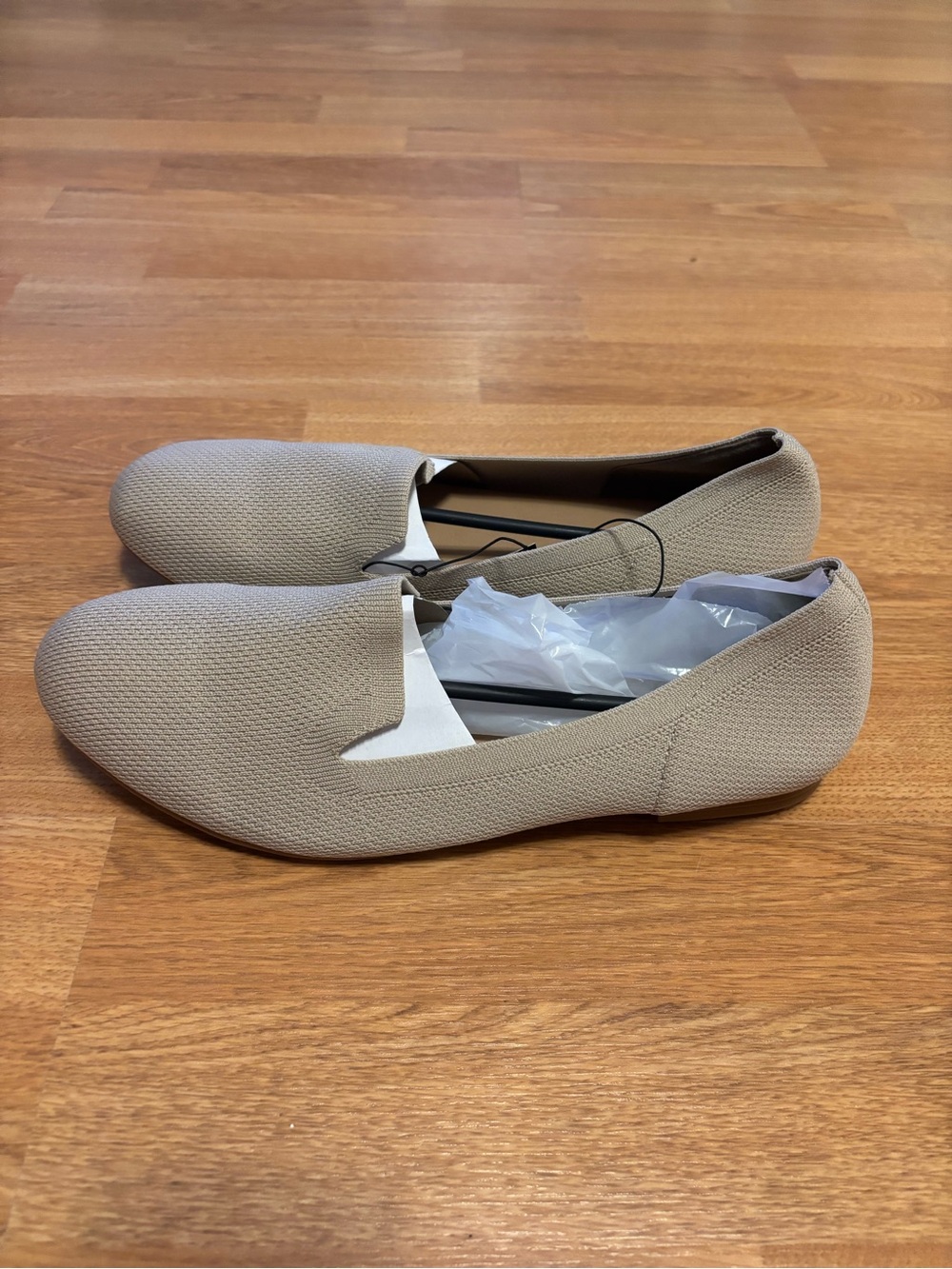 Torrid Taupe Stretch Knit Loafers - Picture 6 of 11